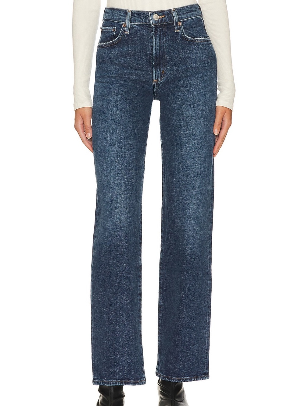 AGOLDE Harper Mid Rise Straight Jeans